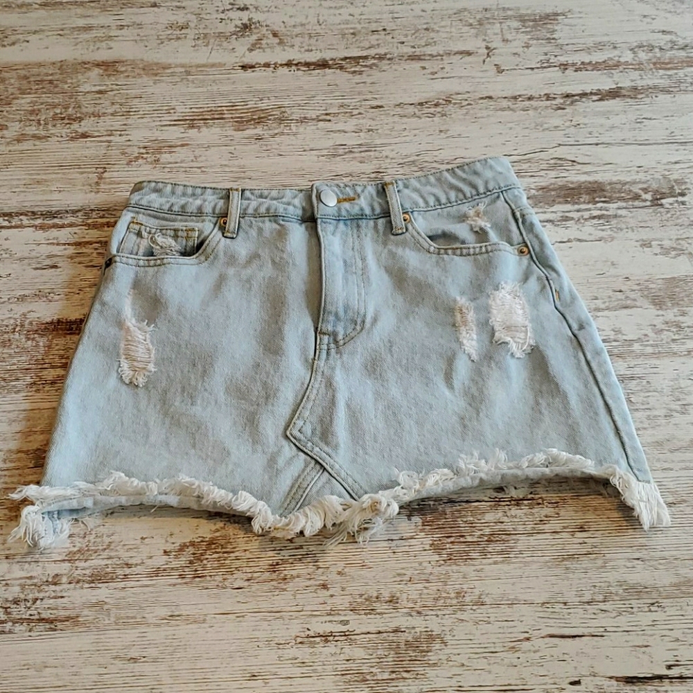 Juniors Forever 21 Denim Skirt Size Small